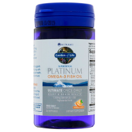 Minami Nutrition, MorEPA Platinum, Формула для ежедневного приема с Омега-3 и витамином D3, со вкусом апельсина, 30 гелевых капсул