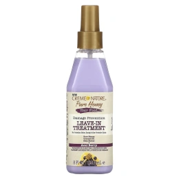 Creme Of Nature, Pure Honey, питание для волос, несмываемое средство для предотвращения повреждений, 236,5 мл (8 жидк. унц.)