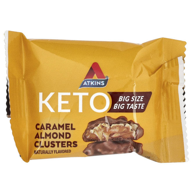 Atkins, Карамель и миндаль, 8 штук, 26 г (0,92 унции)