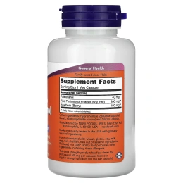 Now Foods, Extra Strength Policosanol, 40 мг, 90 растительных капсул
