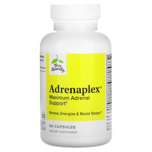 EuroPharma, Terry Naturally, Adrenaplex, Maximum Adrenal Support, 60 Capsules