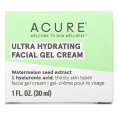 Acure, Ultra Hydrating, Facial Gel Cream, 1 fl oz (30 ml)