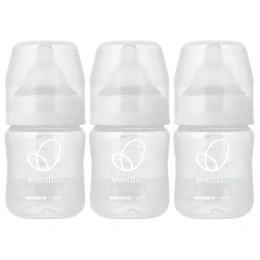 Evenflo Feeding, Balance+, флаконы, широкая, для детей от 0 месяцев, медленный поток, 3 флакона по 150 мл (5 унций)