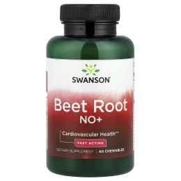 Swanson, Beet Root NO+, 60 Chewables