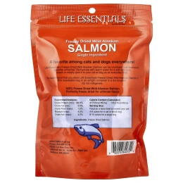 Cat-Man-Doo, Life Essentials, сублимированный дикий аляскинский лосось, для кошек и собак, 57 г (2 унции)