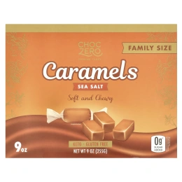ChocZero, Карамель с морской солью, для всей семьи, 255 г (9 унций)