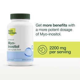 Fresh Nutrition, мио-инозитол, 120 капсул (550 мг в 1 капсуле)