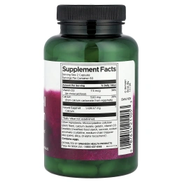 Swanson, Кальций из яичной скорлупы с витамином D3, 120 капсул