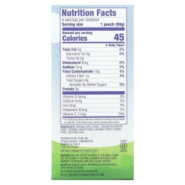 Plum Organics, Органический продукт, аппетитная смесьмс черникой и морковью, 4 упаковки, 3,17 унц. (90 г) в каждой