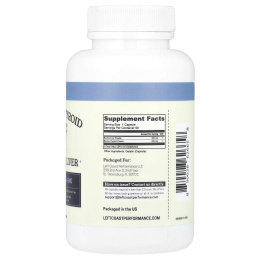 Left Coast Performance, Щитовидная железа с говяжьей печенью, 60 капсул