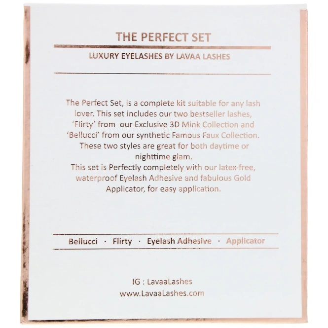 Lavaa Lashes, The Perfect Set, комплект, 1 шт.