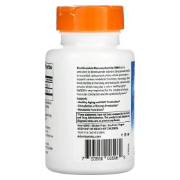 Doctor's Best, NMN 150 мг и коэнзим Q10 50 мг, 60 растительных капсул