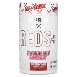 Axe & Sledge Supplements, Reds+, малиновый сорбет, 273 г (9,62 унции)