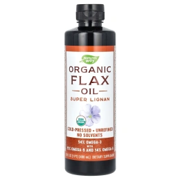 Nature's Way, Льняное масло EFA Gold - Суперлигнан (органическое) 16,5 жидких унций