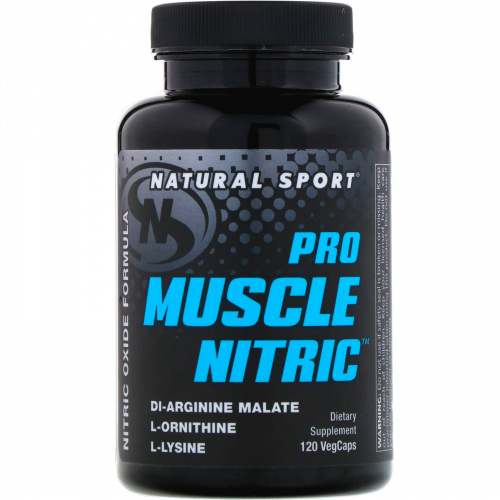 Natural Sport, Pro Muscle Nitric, 120 VegCaps
