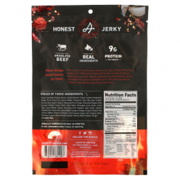 Country Archer Jerky, Вяленое мясо с говядиной Grass Fed, Fuego, 2,5 унции (71 г)