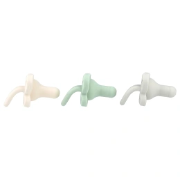 Dr. Brown's, HappyPaci™, соска для детей 0–6 месяцев, зеленый, серый и бежевый, 3 шт.