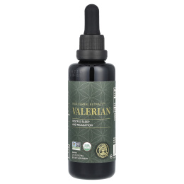Global Healing, необработанный травяной экстракт, валериана, 59,2 мл (2 жидк. унции)