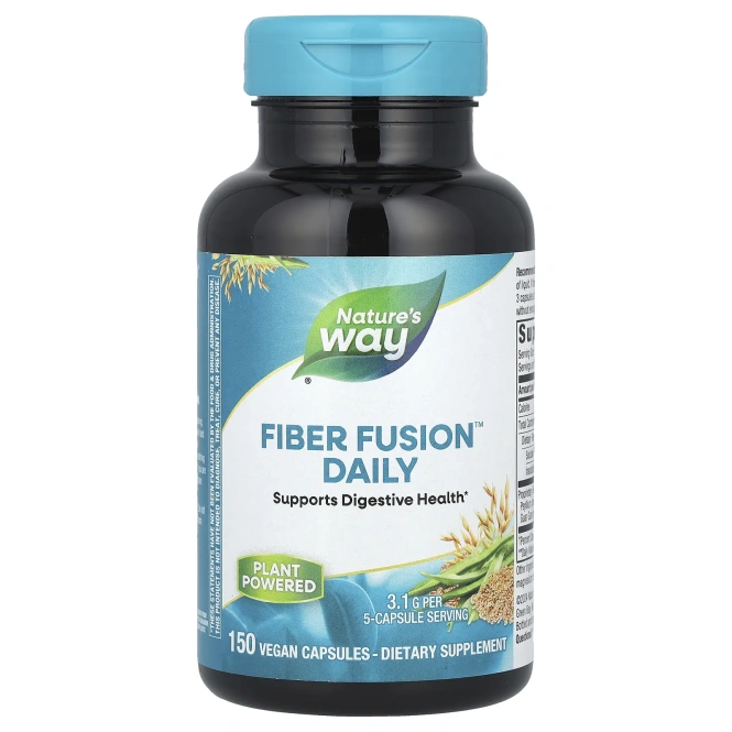 Nature's Way, Fiber Fusion Plus, 120 растительных капсул