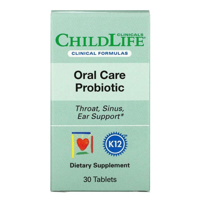 Childlife Clinicals, Oral Care Probiotic, 30 Tablets