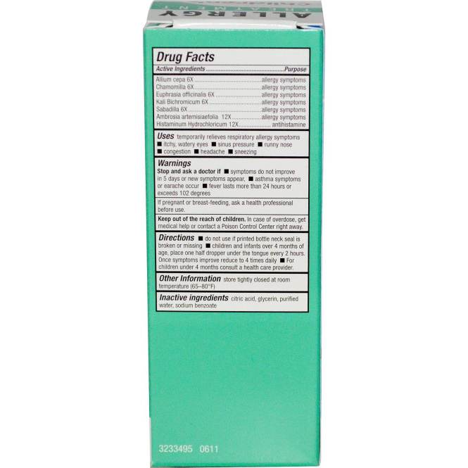 NatraBio, BioAllers, лечение детской аллергии, 30 мл