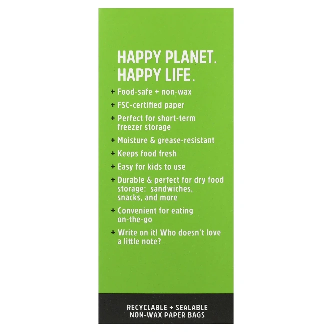 Lunchskins, бумажные пакеты для сэндвичей, акула, 50 шт.