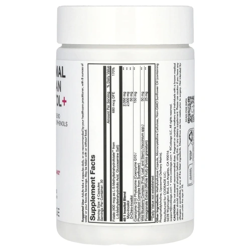 Codeage, Liposomal, инозит для яичников, 120 капсул