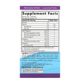 Nordic Naturals, Комплекс омега, со вкусом лимона, 1000 мг, 180 желатиновых капсул