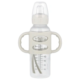 Dr. Brown's, Бутылочка с носиком Sippy, для детей старше 6 месяцев, серая, 250 мл (8 унций)
