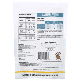 Good Dee's, Низкоуглеводная смесь для выпечки, черничные блины, 205 г (7,2 унции)