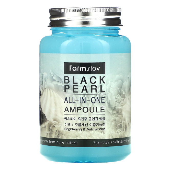 Farmstay, Black Pearl, универсальная ампула, 250 мл (8,45 жидк. Унции)