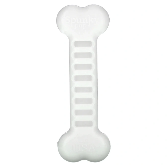 Spunky Pup, Твердые жевательные таблетки Clean Earth, кость, курица, 1 игрушка