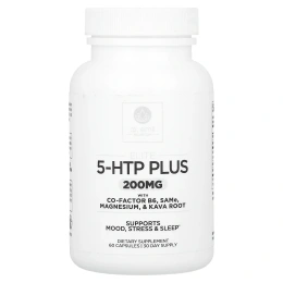 Dr. Emil Nutrition, Elite, 5-HTP Plus с кофактором B6, SAMe, магнием и корнем кава, 60 капсул