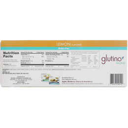 Glutino, Вафли без глютена, Вкус лимона, 7,1 унц. (200 г)