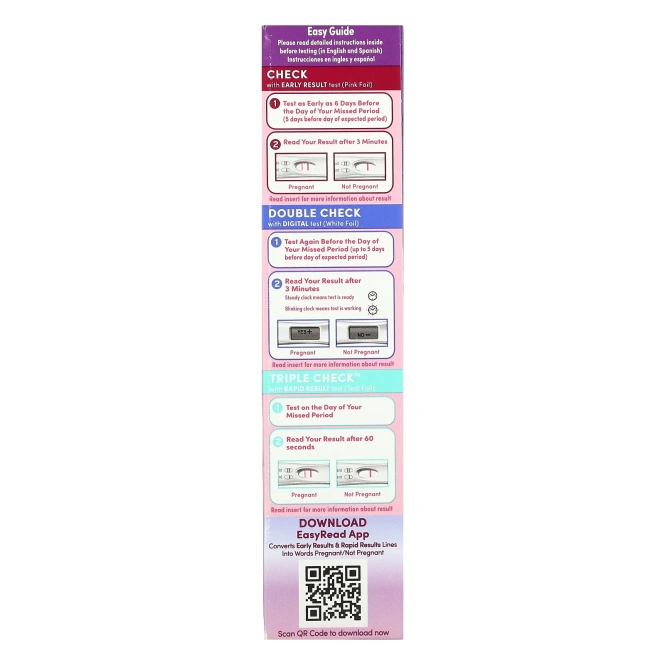 First Response, Triple Check, тест на беременность, 3 теста