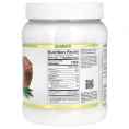 Органическое нерафинированное кокосовое масло California Gold Nutrition холодного отжима, Суперпродукт, 54 fl oz (1.6 L)