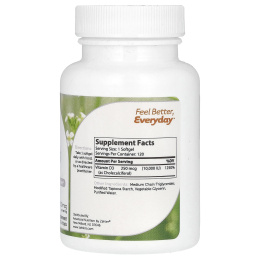 Zahler, Витамин D3, улучшенная формула, 10000 МЕ, 120 мягких таблеток