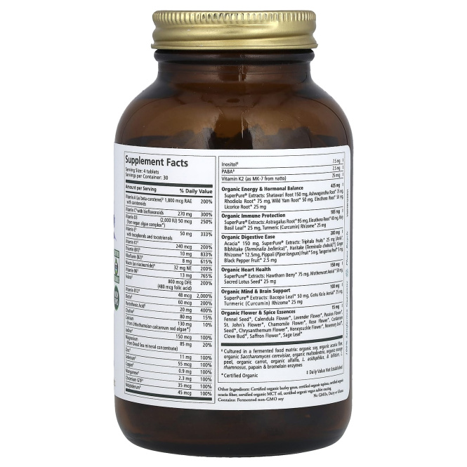 The Synergy Company, Vita·Min·Herb, Мультивитамины для женщин 120 таблеток