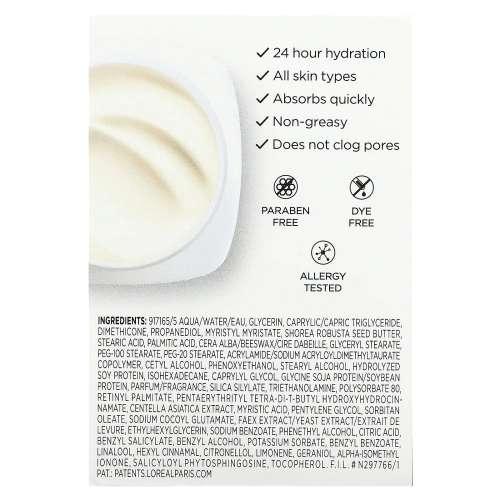 L'Oreal, Revitalift Anti-Wrinkle + Firming, увлажняющее средство для лица и шеи, 48 г