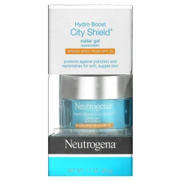 Neutrogena, Hydro Boost City Shield, солнцезащитное средство на гелевой основе, SPF 25, 48 г (1,7 унции)