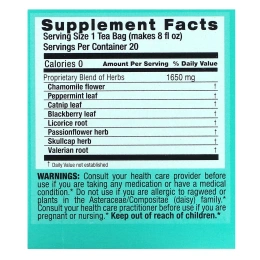 Triple Leaf Tea, Relaxing, без кофеина, 20 чайных пакетиков, 33 г (1,16 унции)