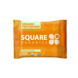 Square Organics, Органический протеиновый батончик, арахисовое масло вшоколаде, 12 батончиков, 1,7 унции (48 г) каждый