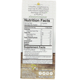 Leaner Creamer, Natural Coffee Creamer, Hazelnut, 20 Individual Packets, 0.18 oz (5 g)