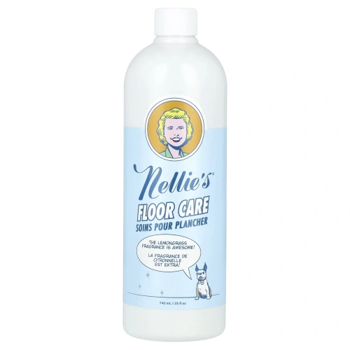 Nellie's, Средство для мытья полов, лимон, 25 ж. унц. (740 мл)