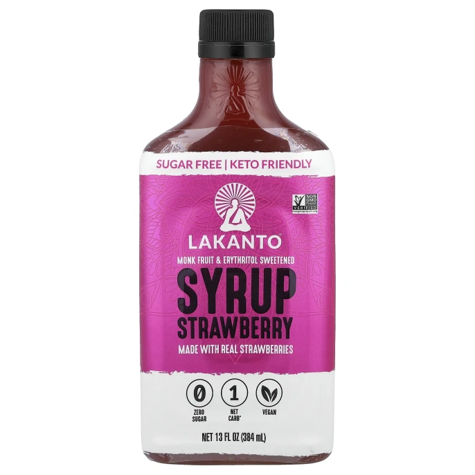 Lakanto, Клубничный сироп, 384 мл (13 жидк. Унций)
