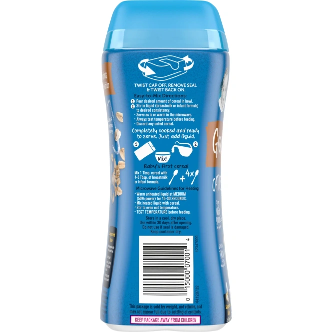 Gerber, Овсяная каша из одного вида злаков, 8 унций (227 г)