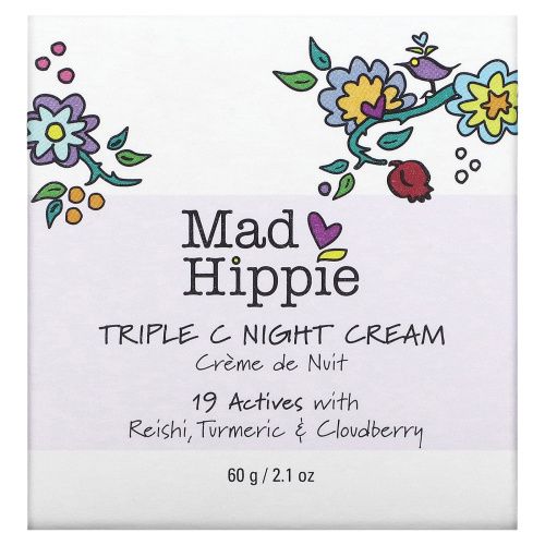 Mad Hippie Skin Care Products, Triple C, ночной крем, 60 г (2,1 унции)
