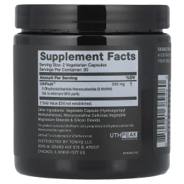 Toniiq, NMNH, ультравысокая чистота, 60 капсул (125 мг на капсулу)