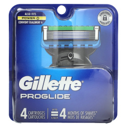 Gillette, Сменные кассеты для бритья Fusion5 Proglide, 4 кассеты