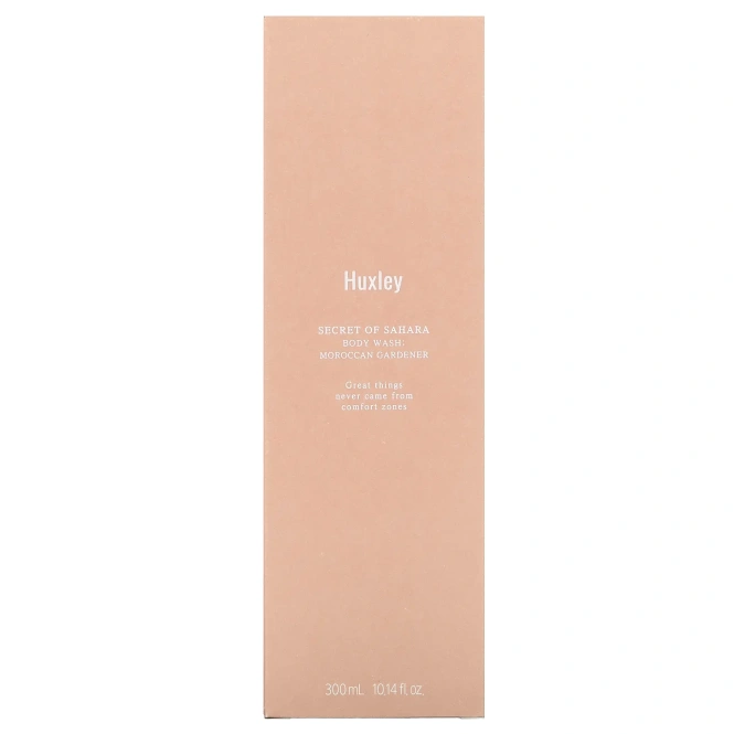 Huxley, Гель для душа Secret of Sahara, марокканский садовник, 300 мл (10,14 жидк. унц.)